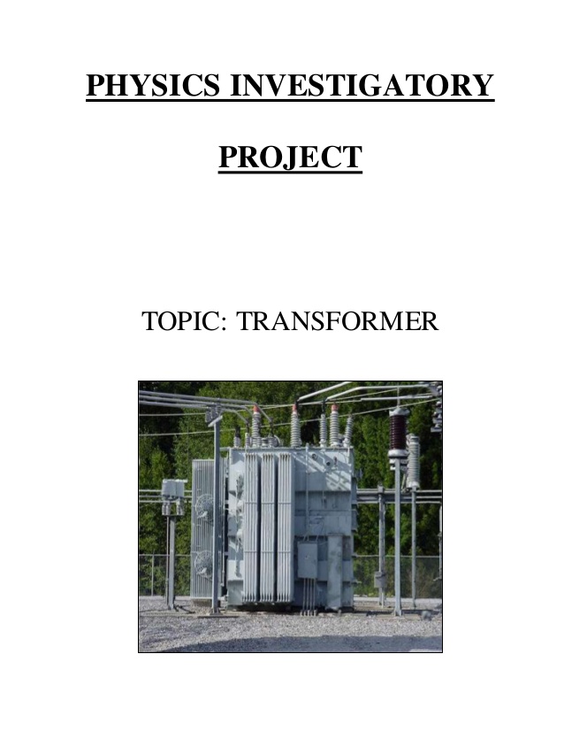 investigatory project in physics